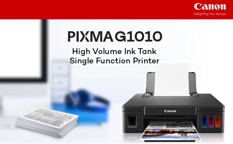 Canon PIXMA G1010 Ink Efficient Color Printer.